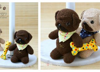 Sock Pug Puppy Free Sewing Pattern