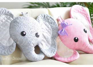 Elephant Pillow Sewing Pattern