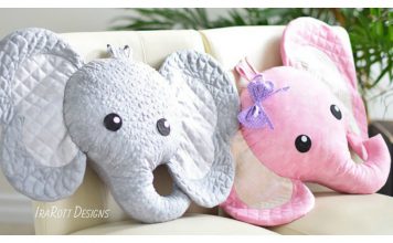 Elephant Pillow Sewing Pattern
