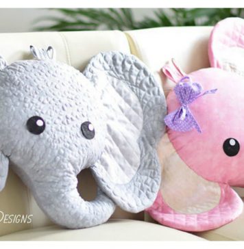 Elephant Pillow Sewing Pattern