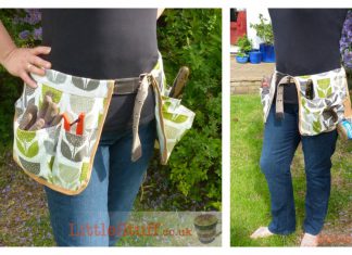 Garden Tool Belt Free Sewing Pattern