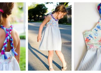 Girl Braided Dress Free Sewing Pattern