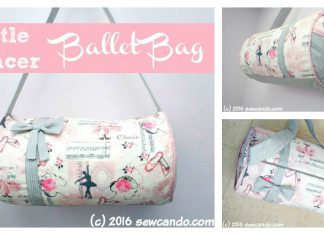 Little Dancer Ballet Bag Free Sewing Pattern