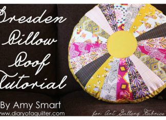 Dresden Pillow Free Sewing Pattern