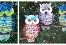 Fabric Yo-Yo Owl Sewing Pattern