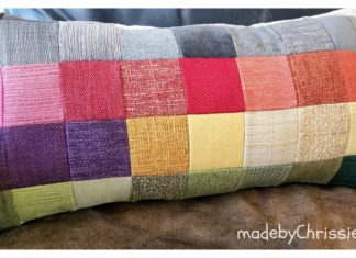 Patchwork Sofa Sampler Cushion Free Sewing Pattern