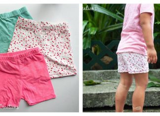 Summer Shortie Leggings Free Sewing Pattern