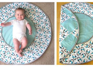 Travel Diaper Changing Pad & Playtime Mat Free Sewing Pattern