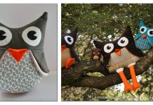 Owl Stuffies Free Sewing Pattern