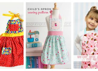 Child’s Apron Free Sewing Pattern