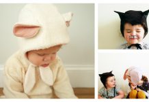 Animal Bonnet Free Sewing Pattern