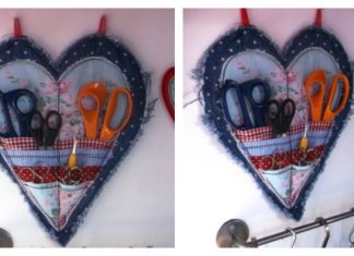 Heart-shaped Scissor Keeper Tutorial