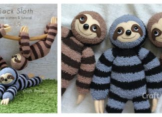 Sock Sloth Free Sewing Pattern