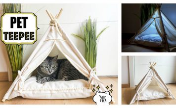 Pet Teepee House Free Sewing Pattern