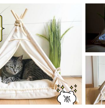Pet Teepee House Free Sewing Pattern