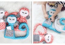 Secret Notes Stuffed Monkey Free Sewing Pattern