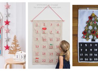 Simple Advent Calendar Free Sewing Pattern