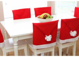 Santa Hat Chair Covers Free Sewing Pattern