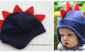Dino Hat Free Sewing Pattern
