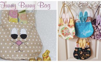 Funny Bunny Bag Free Sewing Pattern