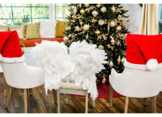 Santa Hat Chair Covers Free Sewing Pattern