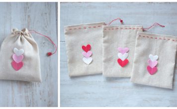Valentine’s Day Goody Bag Free Sewing Pattern