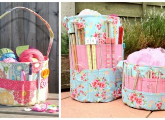 Yarn Storage Tote Bag Sewing Pattern