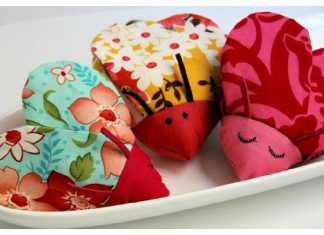 Heart-Shaped Love Bug Free Sewing Pattern