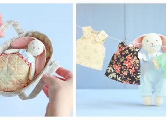 Mini Bunny Play Set Sewing Pattern