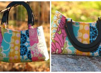 Dresden Petal Handbag Free Sewing Pattern