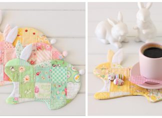 Bunny Coaster Sewing Pattern