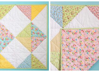 Simple Baby Quilt Free Sewing Pattern