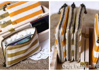 Zipper Card Pouch Free Sewing Pattern