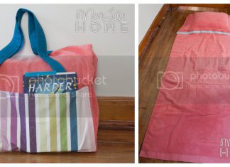 Beach Towel Tote With Pillow Free Sewing Pattern