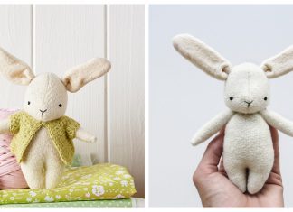 Cute Easter Bunny Free Sewing Pattern