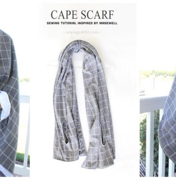 Cape Scarf Free Sewing Pattern