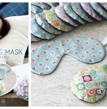 Soothing Eye Mask Free Sewing Pattern