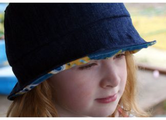 Summer Lovin’ Children’s Sun Hat Free Sewing Pattern