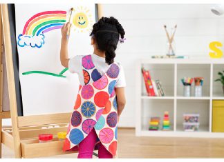 Child’s Art Smock Free Sewing Pattern