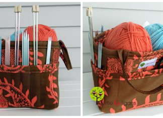 Organizing Tote Basket Free Sewing Pattern