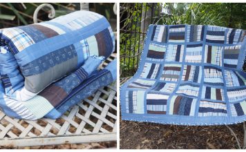 Repurpose Shirt into Quilt Free Sewing Pattern