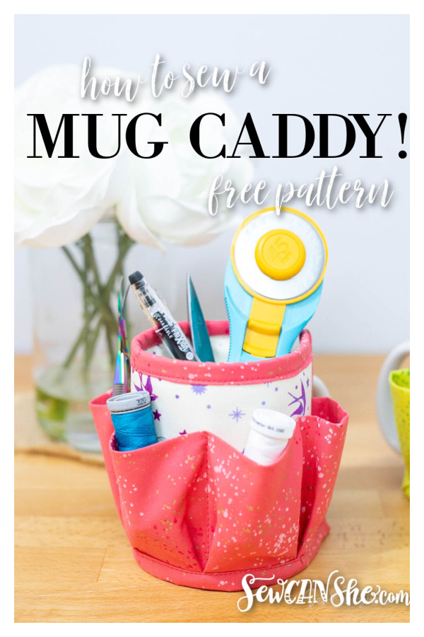 Mug Caddy Organizer Free Sewing Pattern