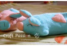 Piggy Pillow Free Sewing Pattern