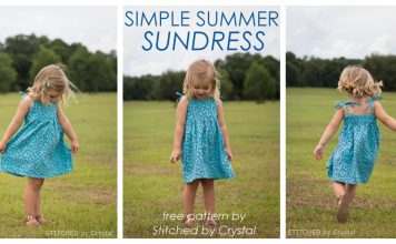 Simple Summer Sundress Free Sewing Pattern