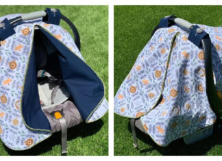 Car Seat Canopy Free Sewing Pattern