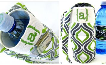 Water Bottle Sling Carrier Free Sewing Pattern