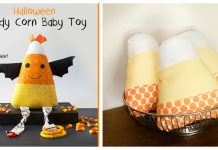 Candy Corn Softie Free Sewing Pattern