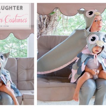 Owl Halloween Costume Free Sewing Pattern