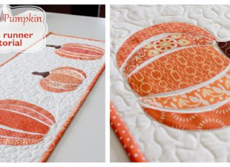 Scrappy Pumpkin Table Runner Free Sewing Pattern