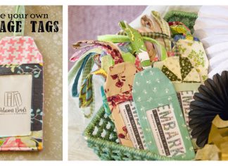 Luggage Tag Free Sewing Pattern